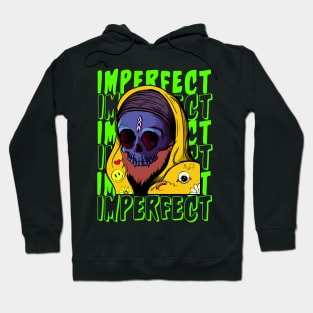 Imperfect Skull Design Hoodie